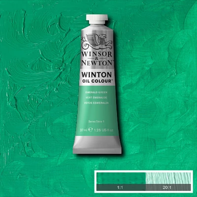 Winsor&amp;Newton Winton uljana boja, 37 ml - 241, emerald green