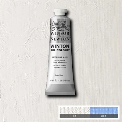 Winsor&amp;Newton Winton uljana boja, 37 ml - 415, soft mixing white