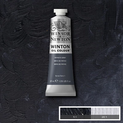Winsor&amp;Newton Winton uljana boja, 37 ml - 465, payne's gray