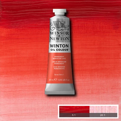 Winsor&amp;Newton Winton uljana boja, 37 ml - 480, permanent geranium lake