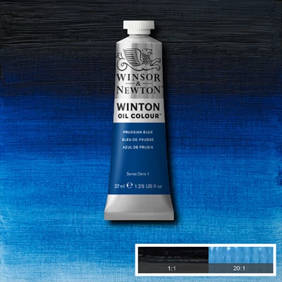 Winsor&amp;amp;Newton Winton uljana boja, 37 ml - 538, prussian blue