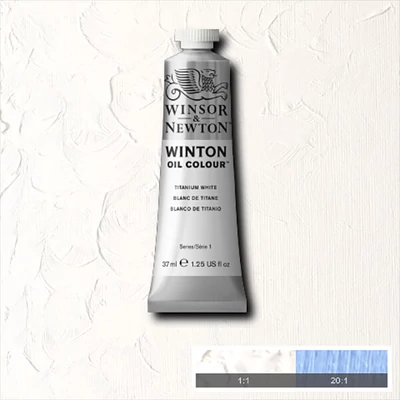 Winsor&amp;Newton Winton uljana boja, 37 ml - 644, titanium white