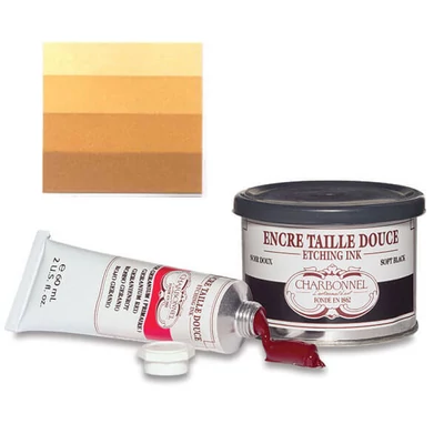Charbonnel boja za jetkanje, 60 ml - yellow ochre