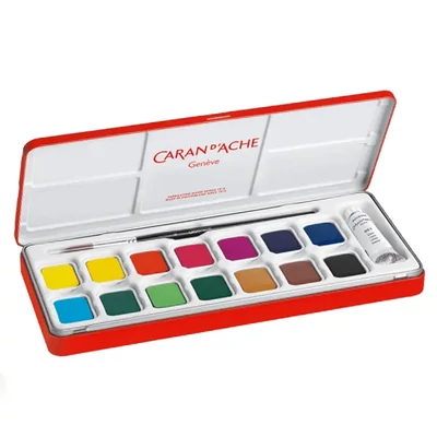 Caran d'Ache Gouache Studio set boja, 15+1 kom