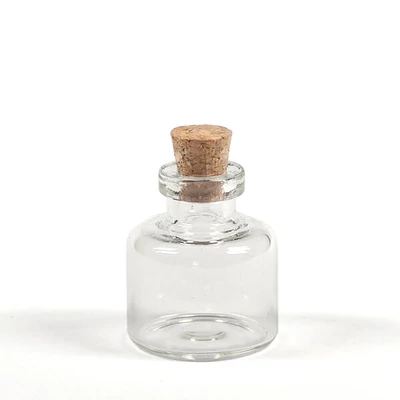 Set staklenih bočica sa čepom - mini, 2,2x2,5 cm