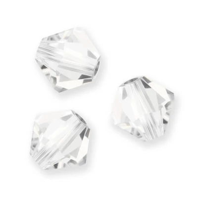 Preciosa stožasta kristalna ogrlica, 4 mm - Kristal