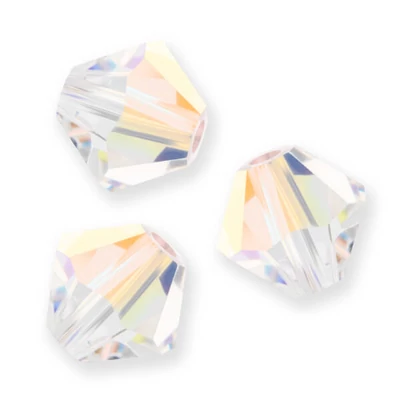 Preciosa stožasta kristalna perla, 6 mm - Crystal AB