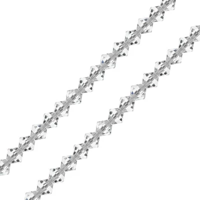 Preciosa stožasta kristalna ogrlica, 4 mm - Kristal