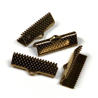 Završna kapa trake, 20 mm, 4 kom - antik