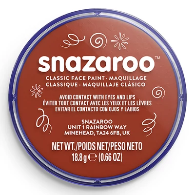 Snazaroo disk za farbanje lica - hrđavo smeđa, hrđavo smeđa 977