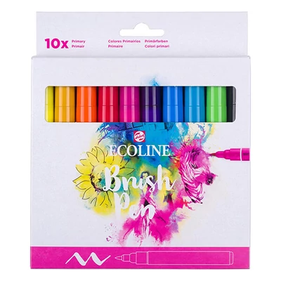 Talens Ecoline Brush Pen set kistova za akvarel - 10 kom