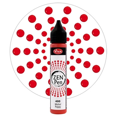 Zen Pen olovka za točkice, 28 ml - mak crvena