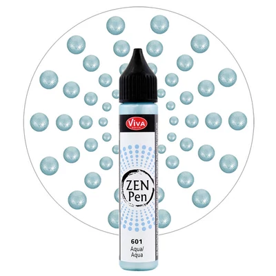 Zen Pen dotting paint pen, 28 ml - aqua blue