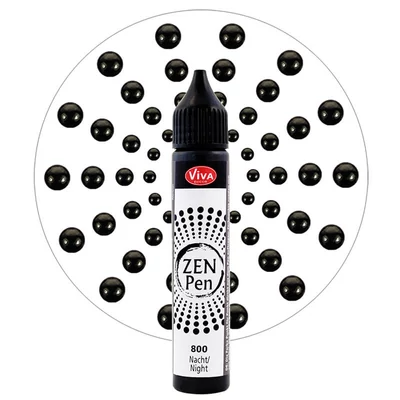 Zen Pen dotting ink pen, 28 ml - noć