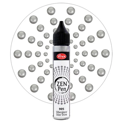 Zen Pen olovka za točkice, 28 ml - srebrna