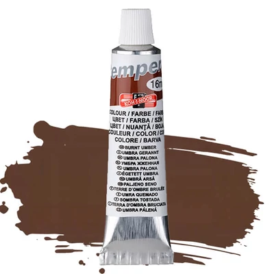 KOH-I-NOOR tempera, 16 ml - spaljena umbra