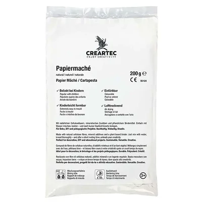 Papier-mache prah, Creartec - 200 g