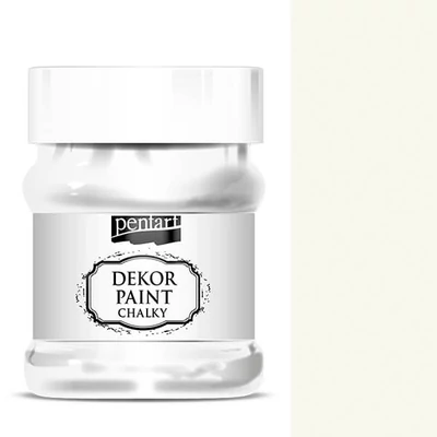 Pentart Dekor Paint Kredasta boja, 230 ml - bijela