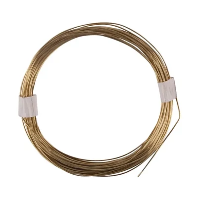 Žica za nakit, 0,6 mm, 11 m - mesing