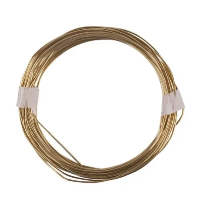 Žica za nakit, 0,8 mm, 6 m - mesing