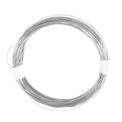 Žica za nakit, 0,4 mm, 20 m - srebrne boje, s bakrenom jezgrom