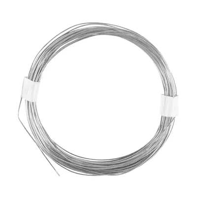 Žica za nakit, 0,6 mm, 10 m - srebrne boje, s bakrenom jezgrom