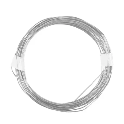 Žica za nakit, 0,8 mm, 6 m - srebrne boje, s bakrenom jezgrom