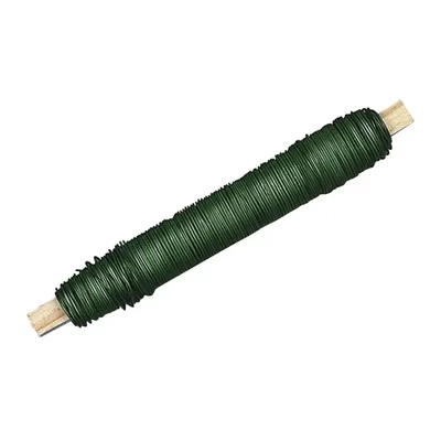 Žica za vezanje cvijeća, 0,5 mm, 100 g - tamnozelena