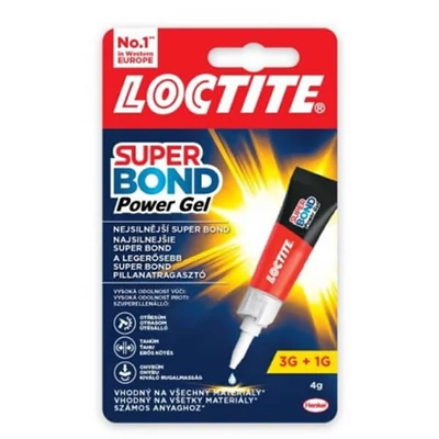Loctite, Super Bond Power Gel trenutno ljepilo, 3+1 g