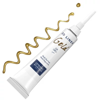 3D Liner kontur boja, bez pečenja, 20 ml – zlatna