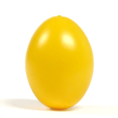 Šareno plastično jaje 6x4,5 cm - žuto, za vješanje