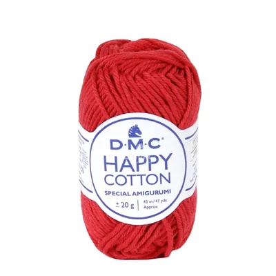 Amigurumi pamučna pređa DMC Happy Cotton, 20 g - 754, karmin