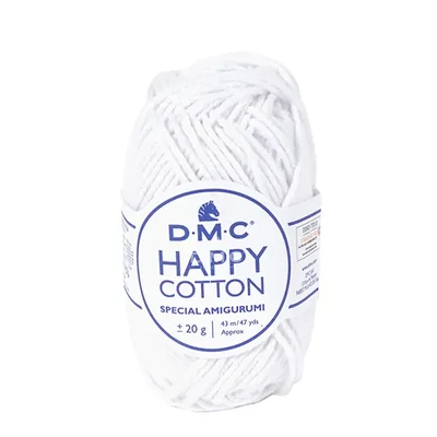 Amigurumi pamučna pređa DMC Happy Cotton, 20 g - 762, bijela