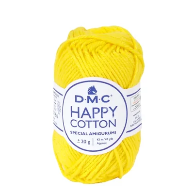 Amigurumi pamučna pređa DMC Happy Cotton, 20 g - 788, limun žuta