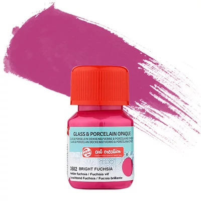 Art Creation boja za staklo i porculan, prekrivna, 30 ml- 3502 bright fuchsia