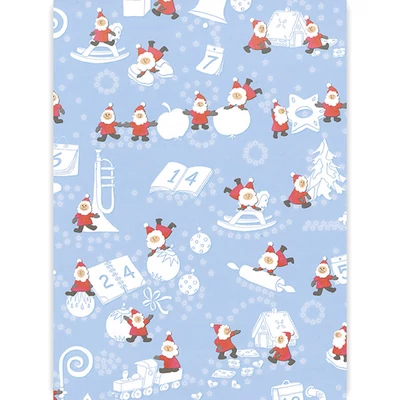 Prozirni papir, A4 - Adventski Djed Mraz