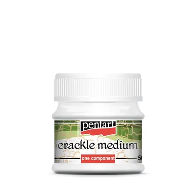 Jednokomponentni lak za puketanje Pentart (Crackle Medium), 50 ml