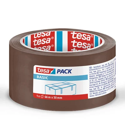 ICO, Tesa Basic 58571 traka za pakiranje, smeđa, 50 mm x 66 m