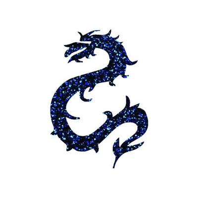 Tattoo šablona, samoljepljiva šablona - Dragon 03