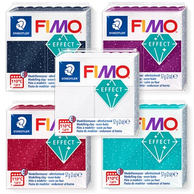 FIMO Effect pečena glina, galaksija - u raznim bojama