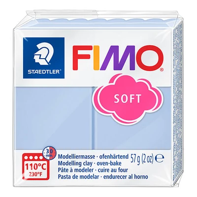 FIMO Soft pečena glina, 57 g - jarko plavi (8020-T31) 2024