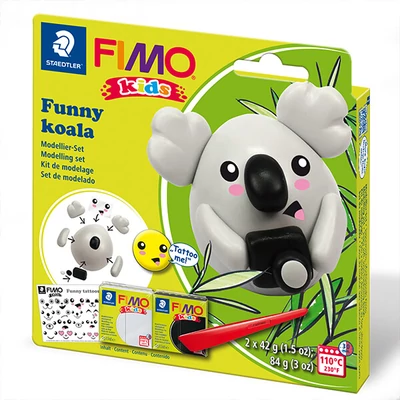FIMO Kids set pečena glina, 2x42 g - Smiješna koala