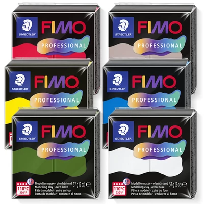 FIMO Professional pečena glina, 57 g - u raznim bojama