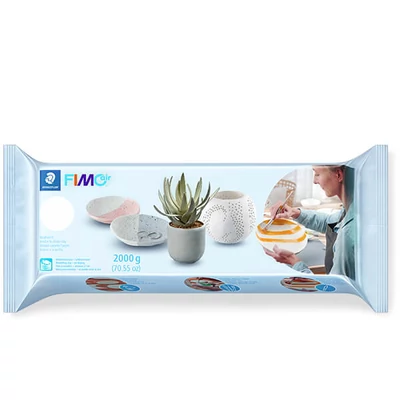 FIMO Air Basic glina za sušenje na zraku 2000 g - bijeli (8102-0)
