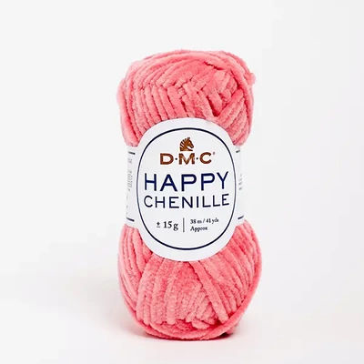 Amigurumi pređa za šenil DMC Happy Chenille, 15 g - 13, ružičasta