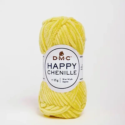 Amigurumi pređa za šenil DMC Happy Chenille, 15 g - 25, žuta
