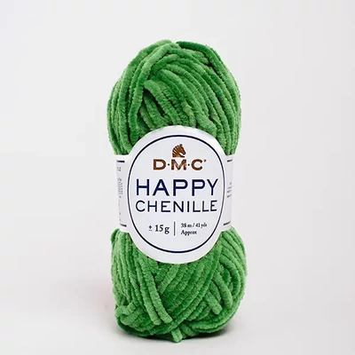 Amigurumi pređa za šenil DMC Happy Chenille, 15 g - 27, zelena