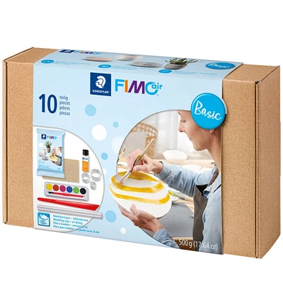 FIMO Air Basic Set, komplet za modeliranje, 500 g s dodacima