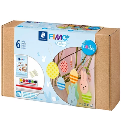FIMO Air Light Easter Set, uskrsni set gline, 125 g s dodacima