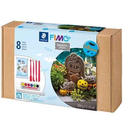 FIMO Air Gránit Effect Halloween Set, komplet za modeliranje, 350 g s dodacima